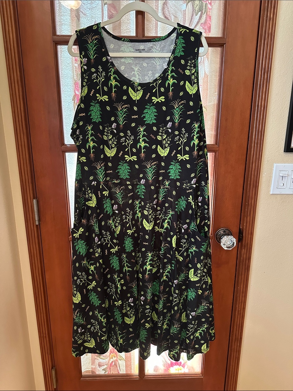 Genetic Plants Botanical Twirl Dress with pockets ~ Science & Nature